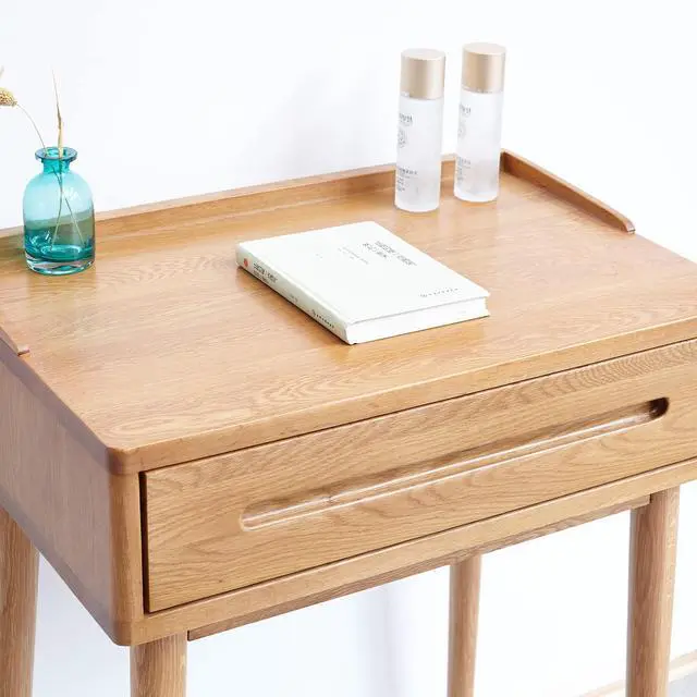 Alt view image 6 of 7 - Dresser Bistro Table dresser 100% solid table table desk top table dresser compact dresser accessories storage width 60cm storage drawer natural wood natural