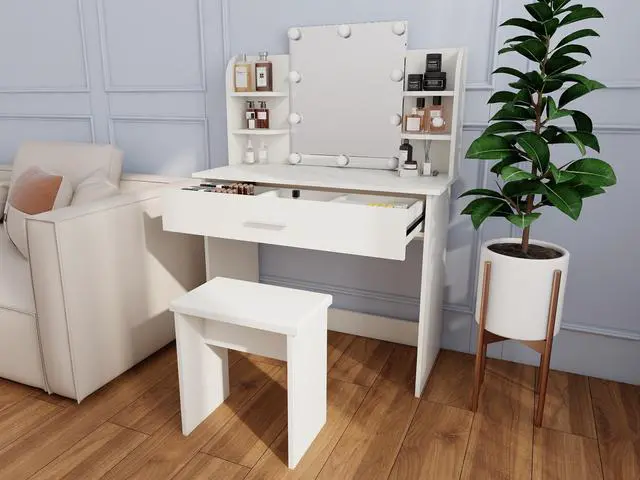 Main image of One drawer dresser table