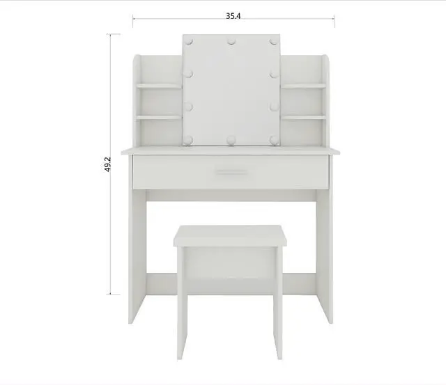Alt view image 5 of 7 - One drawer dresser table