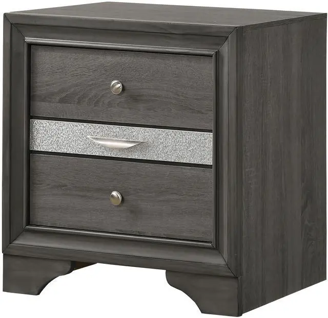 Main image of Matrix Nightstand Gray