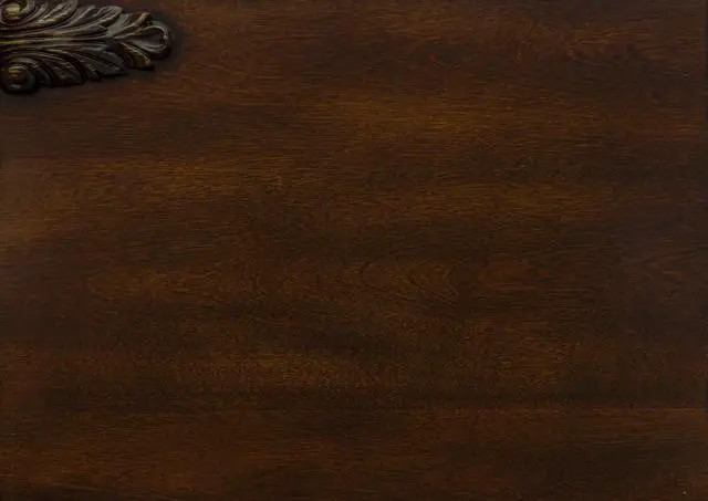 Alt view image 6 of 6 - Classic Traditional Nightstand of 3 Drawers Cherry Finish Carving Wooden Bedroom Furniture 1pc