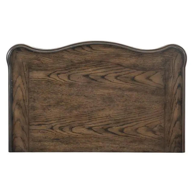 Alt view image 7 of 7 - Traditional Nightstand Of 3 Drawers Brown Oak Finish 1Pc Bedside Table Wooden Formal Bedroom Furniture Decorative Drawer Pulls
