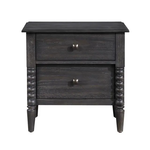 Alt view image 2 of 7 - Espresso Finish Elegant Storage Nightstand Drawers Traditional Classic Bedroom Furniture 1pc Bedside Cabinet