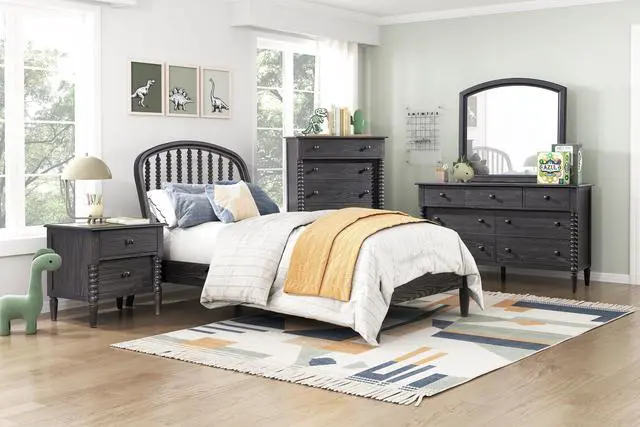 Alt view image 6 of 7 - Espresso Finish Elegant Storage Nightstand Drawers Traditional Classic Bedroom Furniture 1pc Bedside Cabinet