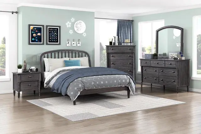 Alt view image 7 of 7 - Espresso Finish Elegant Storage Nightstand Drawers Traditional Classic Bedroom Furniture 1pc Bedside Cabinet