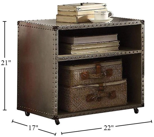 Alt view image 3 of 5 - Aluminum Nightstand With Usb And Power Dock