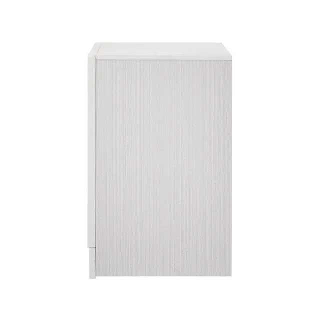Alt view image 5 of 7 - 2 Drawers Nighstand With 1 Jewelry Tray, White