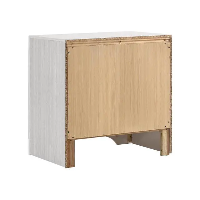 Alt view image 7 of 7 - 2 Drawers Nighstand With 1 Jewelry Tray, White