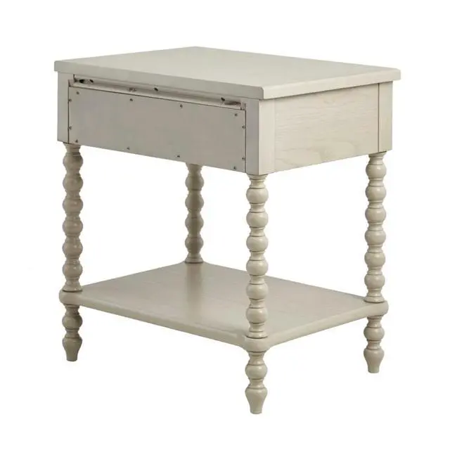 Alt view image 5 of 7 - Nightstand Antique Cream See Below