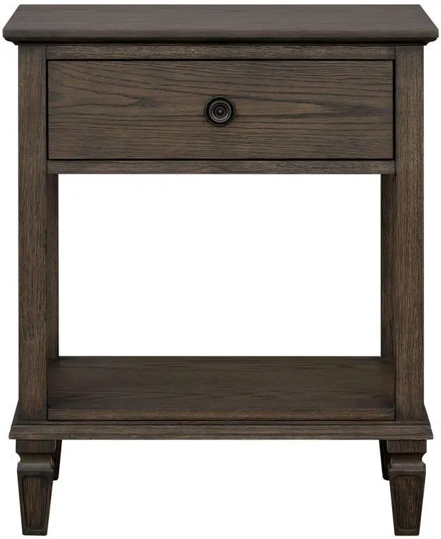 Main image of Bedside Table Antique Brown