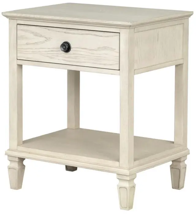 Alt view image 6 of 7 - Bedside Table Antique Cream