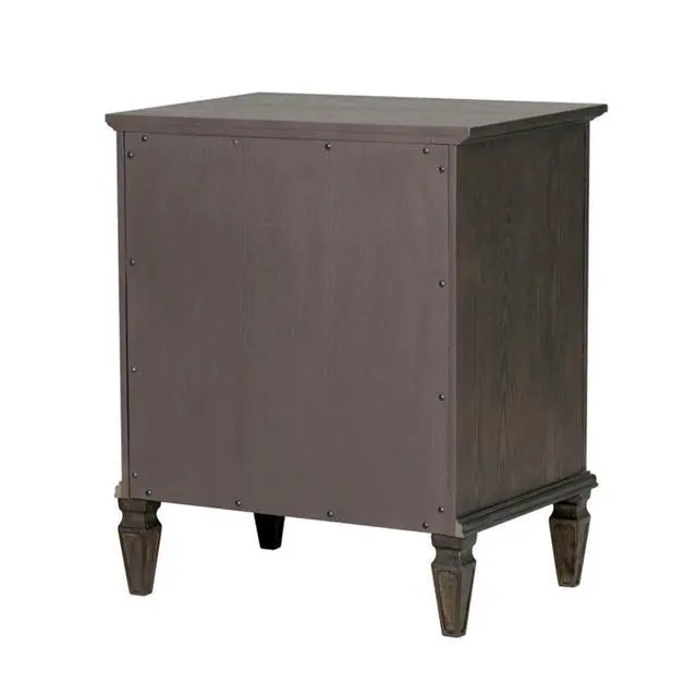 Alt view image 4 of 7 - Nightstand Antique Brown