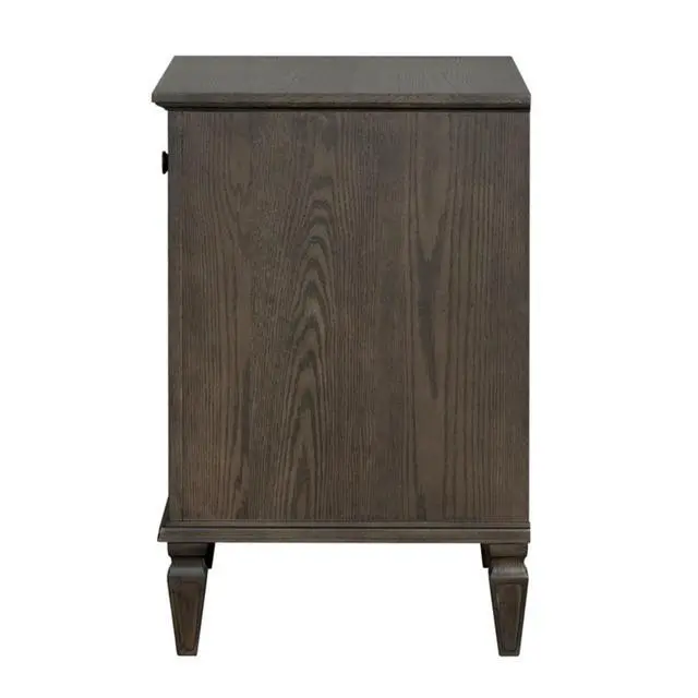 Alt view image 5 of 7 - Nightstand Antique Brown