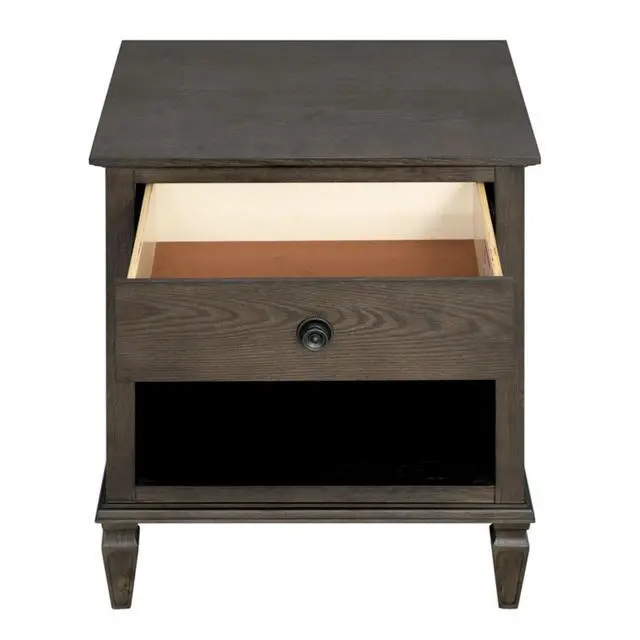 Alt view image 7 of 7 - Nightstand Antique Brown