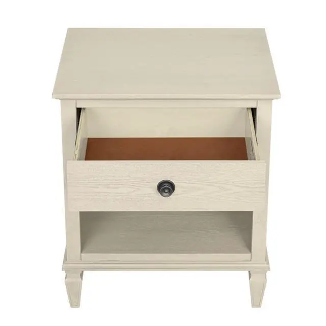 Alt view image 7 of 7 - Nightstand Antique Cream