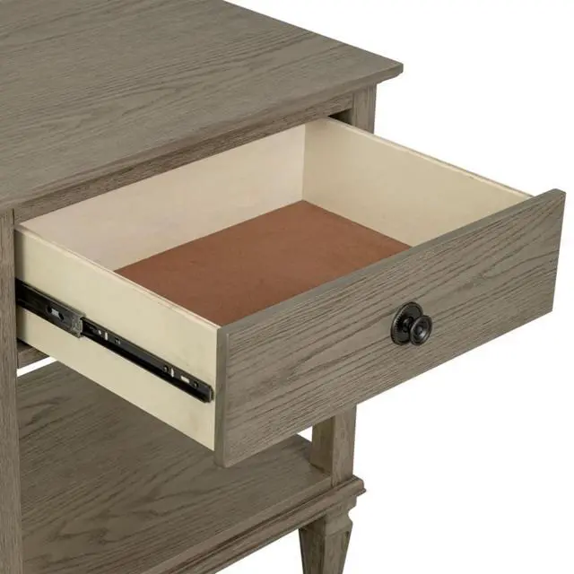 Alt view image 4 of 7 - Bedside Table Reclaimed Grey