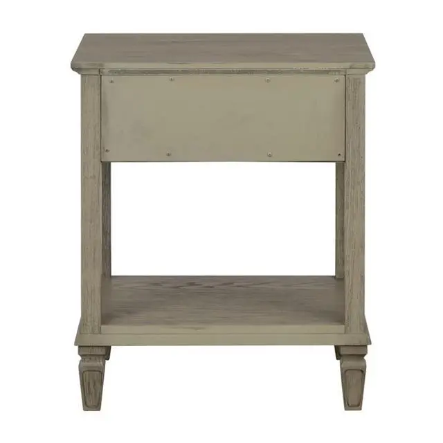 Alt view image 7 of 7 - Bedside Table Reclaimed Grey