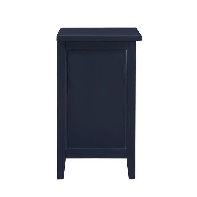 Alt view image 7 of 7 - Weston Midnight Blue 2 Drawer Nightstand