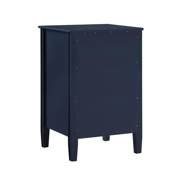 Alt view image 7 of 7 - Winston 2-Drawer Storage Nightstand - Midnight Blue