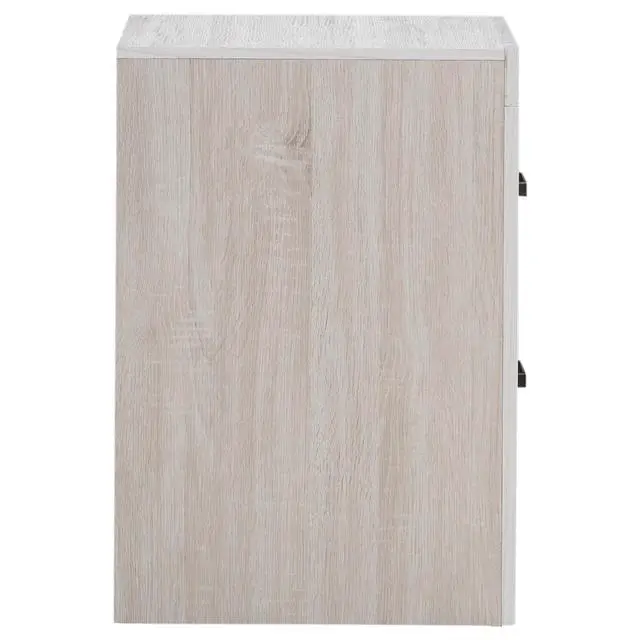 Alt view image 7 of 7 - Brantford Coastal White 2-Drawer Nightstand