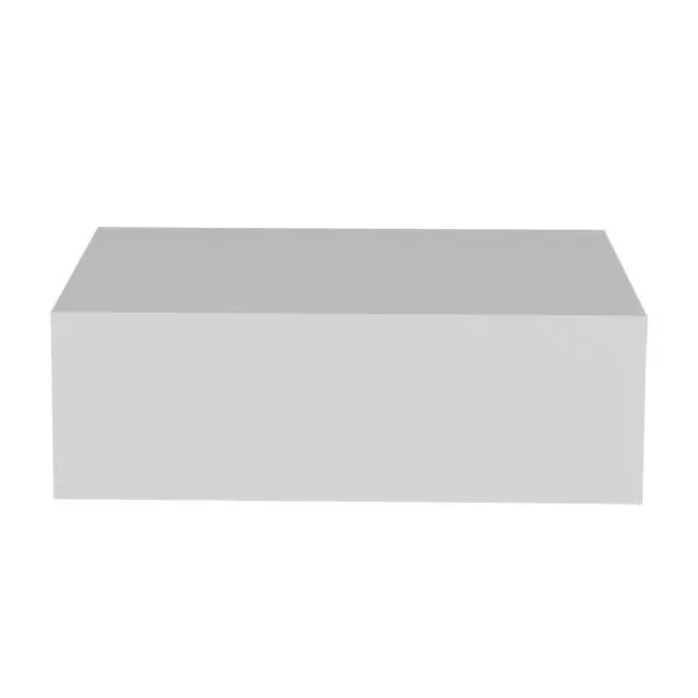 Alt view image 5 of 5 - Milano Floating Nightstand , End Table, Side Table Wall-Mounted With Drawer -White -Bedroom