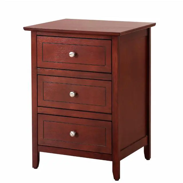 Main image of Transitional Cherry Nightstand For Bedrooms