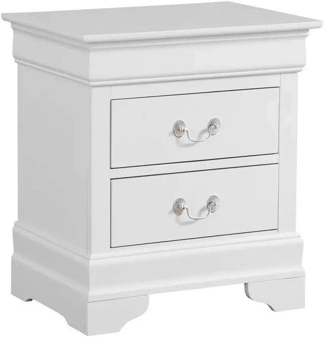 Main image of Elegant White Traditional Nightstand