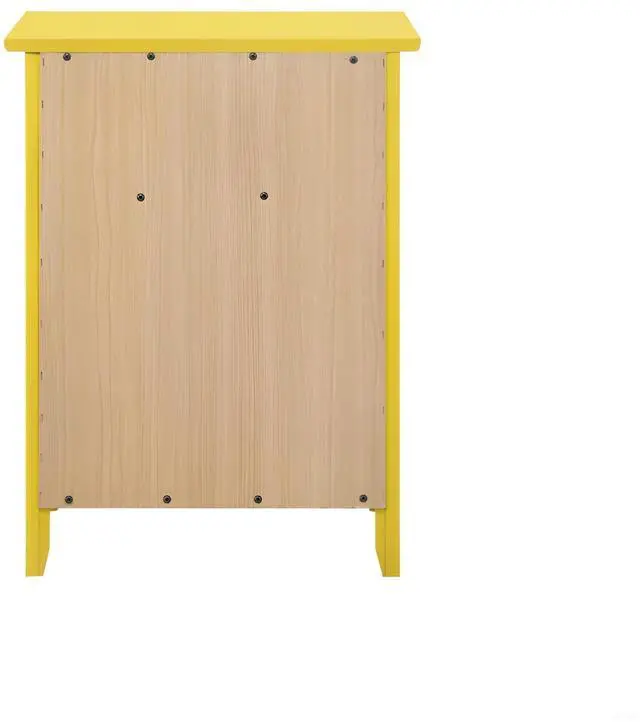 Alt view image 5 of 6 - Vibrant Yellow Casual Nightstand