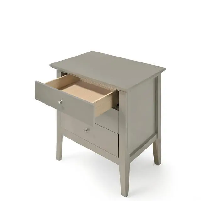 Alt view image 4 of 6 - Chic Silver Champagne Nightstand