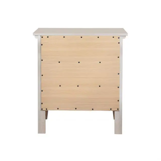 Alt view image 5 of 6 - Chic Silver Champagne Nightstand