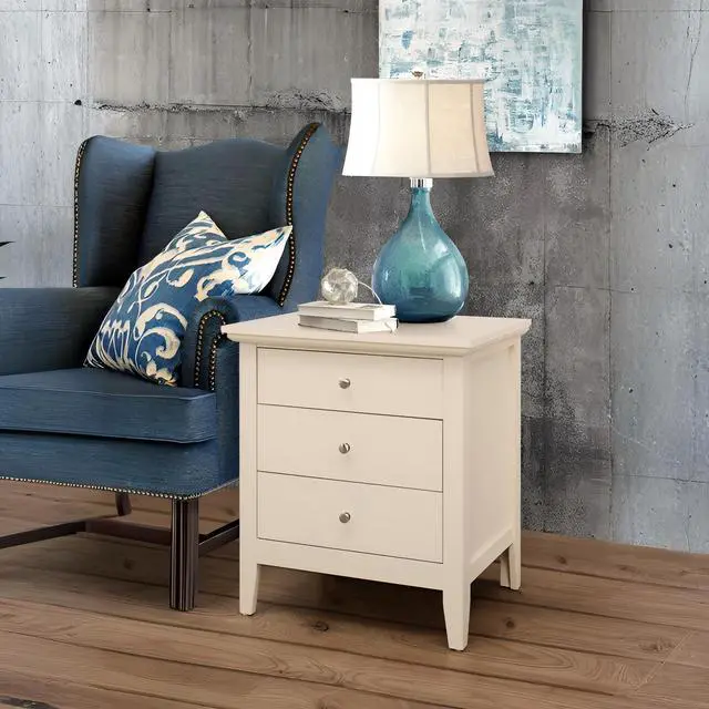 Alt view image 2 of 5 - Charming Casual Nightstand In Beige