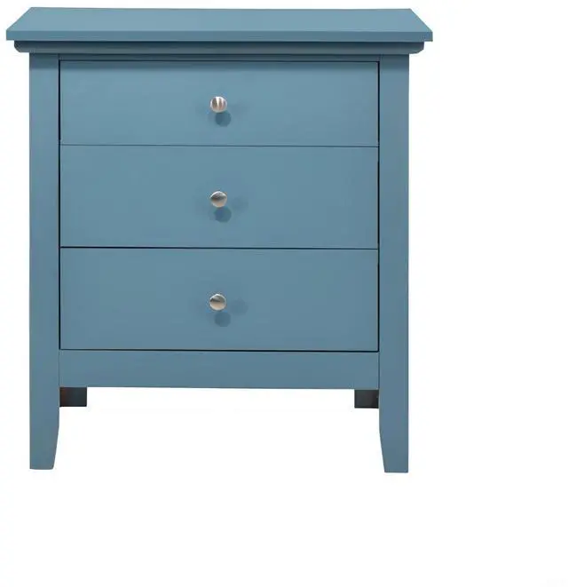 Main image of Casual Teal Storage Nightstand