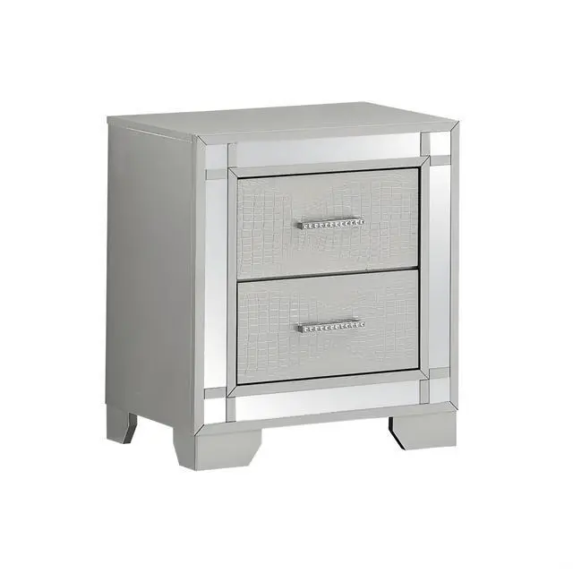 Alt view image 4 of 6 - Elegant Silver Champagne Accent Table