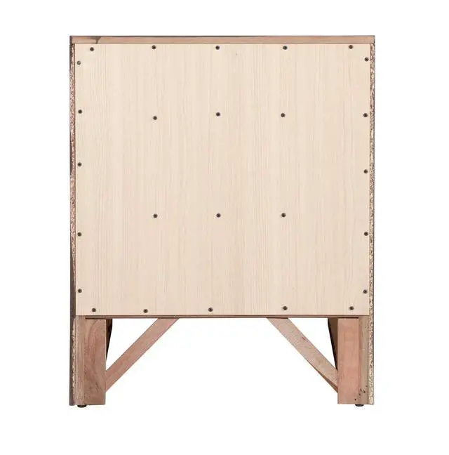 Alt view image 5 of 5 - Sleek Cherry Nightstand With Storage