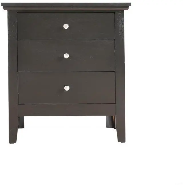 Main image of Chic Black Casual Nightstand For Bedrooms