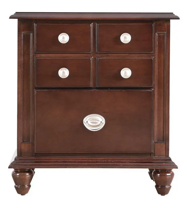 Alt view image 6 of 7 - Summit G5950-N Night Stand , Cappuccino