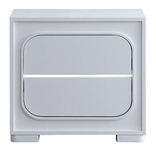 Alt view image 2 of 6 - Milan Nightstand , White