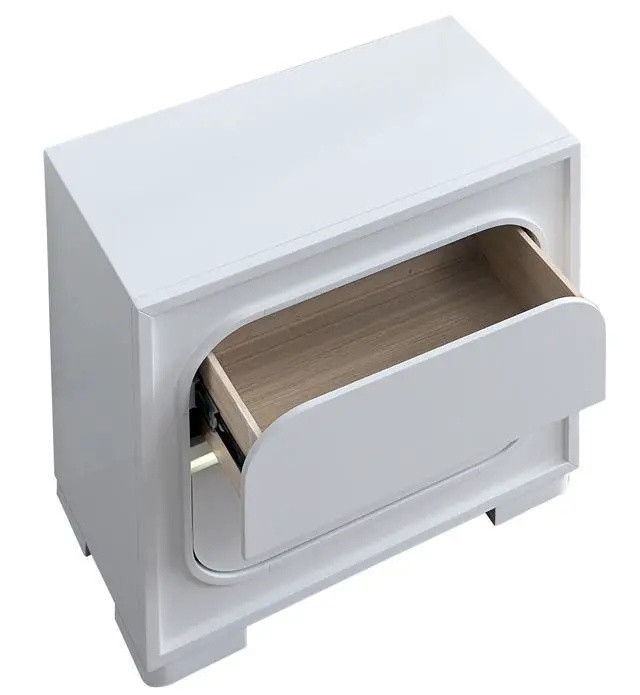 Alt view image 5 of 6 - Milan Nightstand , White