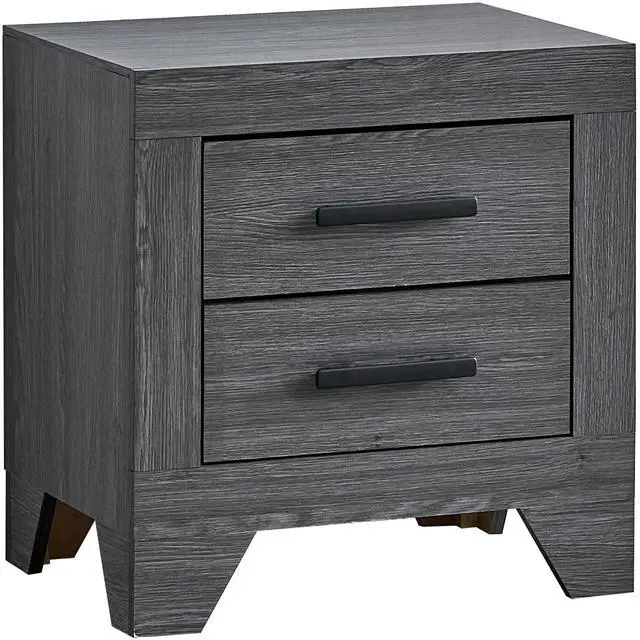 Alt view image 4 of 6 - Plano Nightstand , Gray