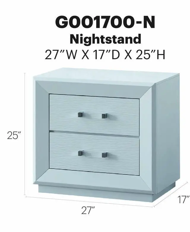 Alt view image 2 of 7 - Mars Nightstand White