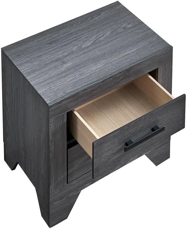 Alt view image 6 of 6 - Plano Nightstand , Gray