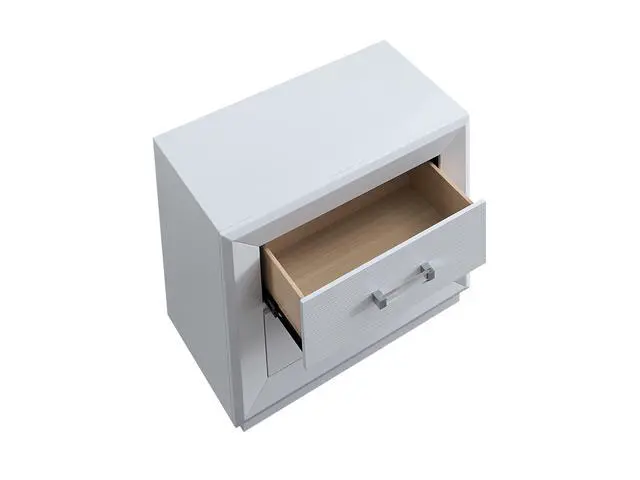 Alt view image 6 of 7 - Mars Nightstand White