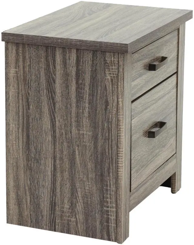 Alt view image 5 of 7 - Nightstand In Gray Oak