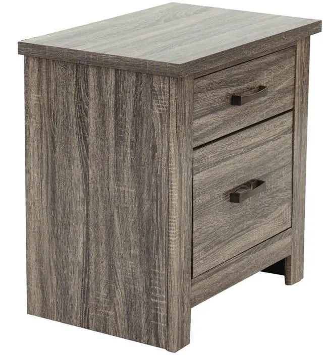 Alt view image 6 of 7 - Nightstand In Gray Oak