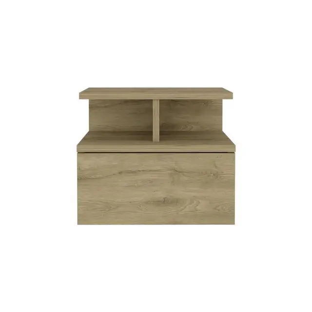 Alt view image 3 of 7 - Floating Nightstand Flopini, One Drawer, Macadamia Finish
