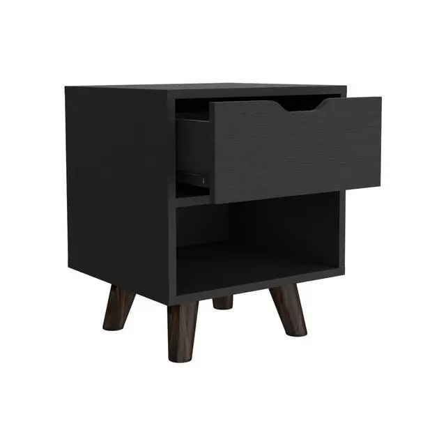 Alt view image 4 of 7 - Nightstand Carleen, Bedroom, Black