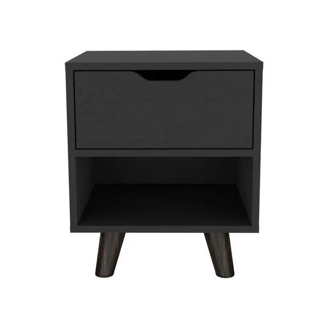 Alt view image 3 of 7 - Nightstand Carleen, Bedroom, Black