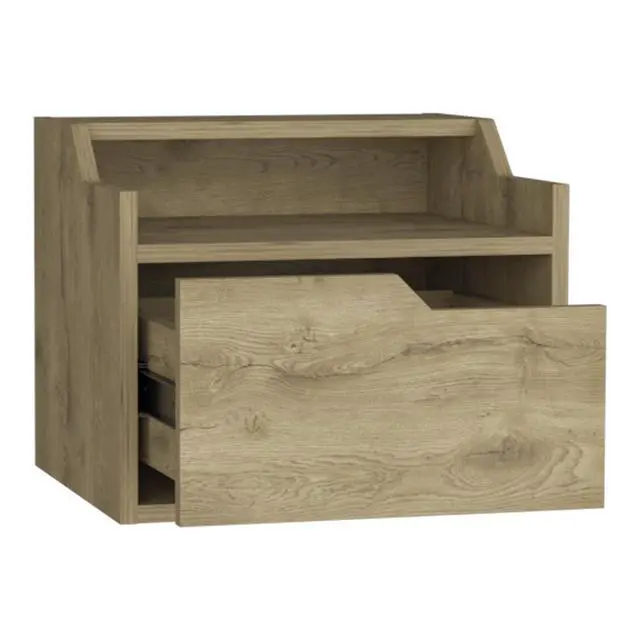 Alt view image 2 of 7 - Floating Nightstand Chester, Bedroom, Macadamia