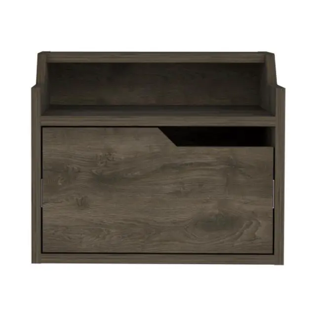 Alt view image 5 of 7 - Floating Nightstand Chester, Bedroom, Dark Brown