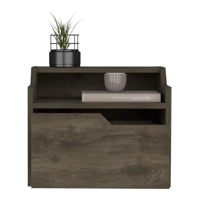 Alt view image 4 of 7 - Floating Nightstand Chester, Bedroom, Dark Brown